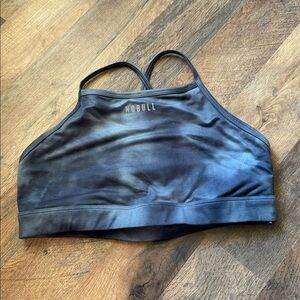 NOBULL Navy Tie Dye Sports Bra